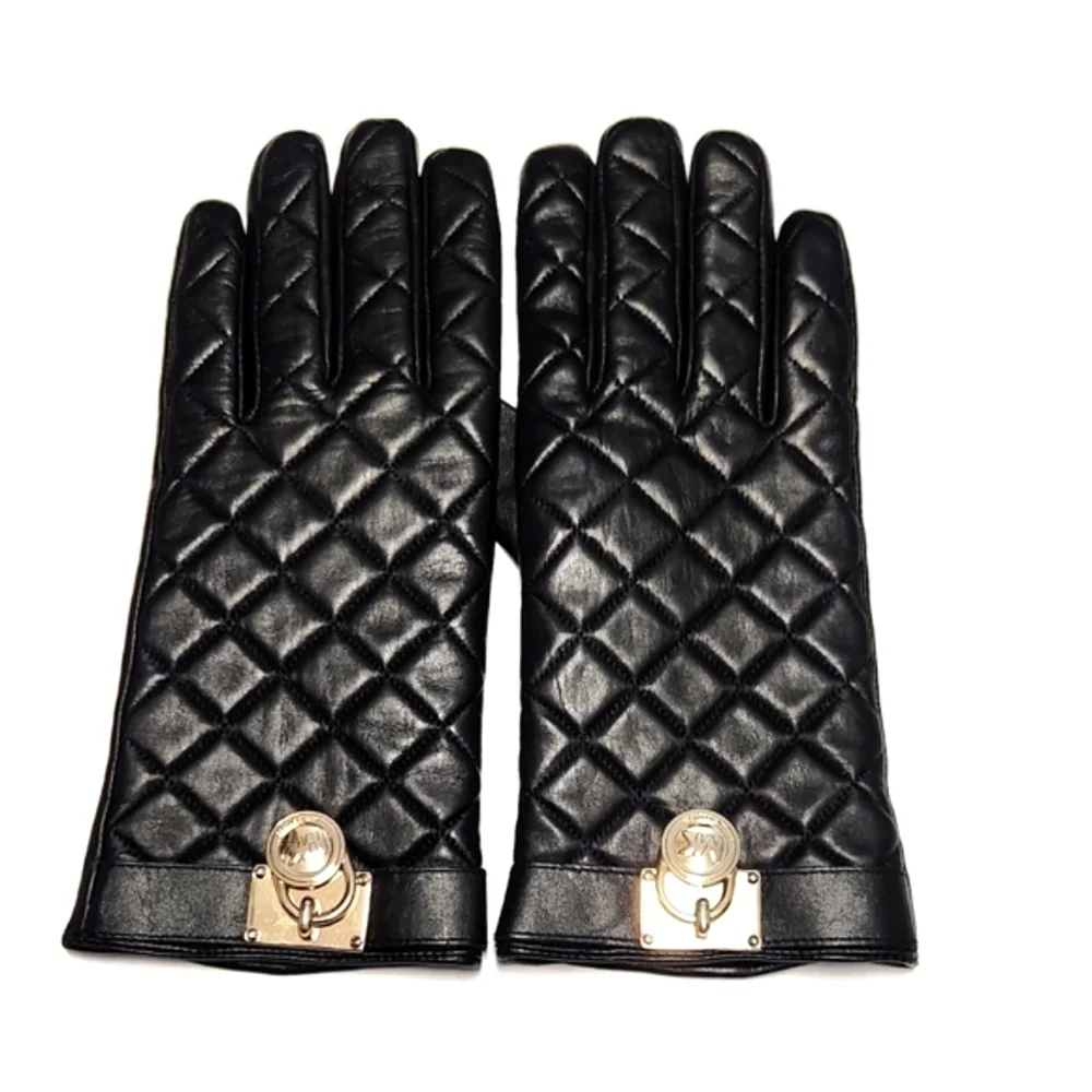 Michael Kors Leather Winter Gloves‎